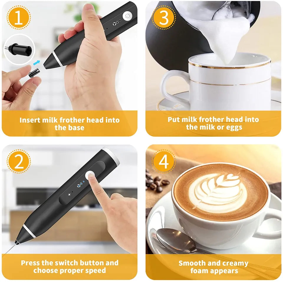 electric coffee beater - 2 in 1 high quality electric coffee beater and grinder rechargeable.