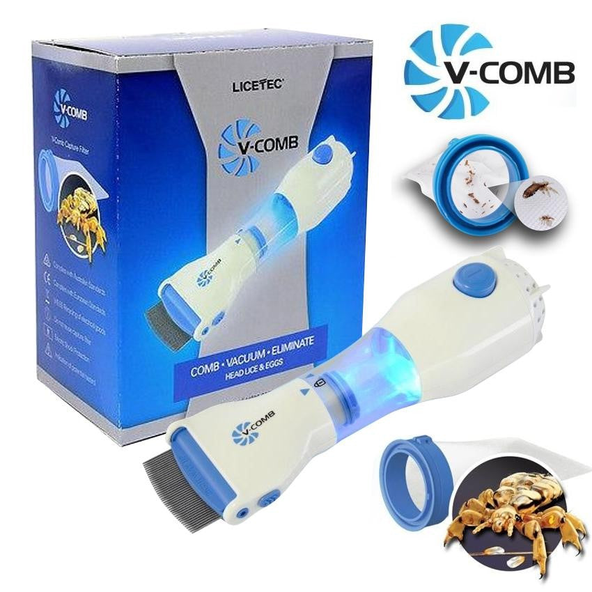 V Comb Electronic Head Lice Removal Machine Anti Lice Machine V - comb