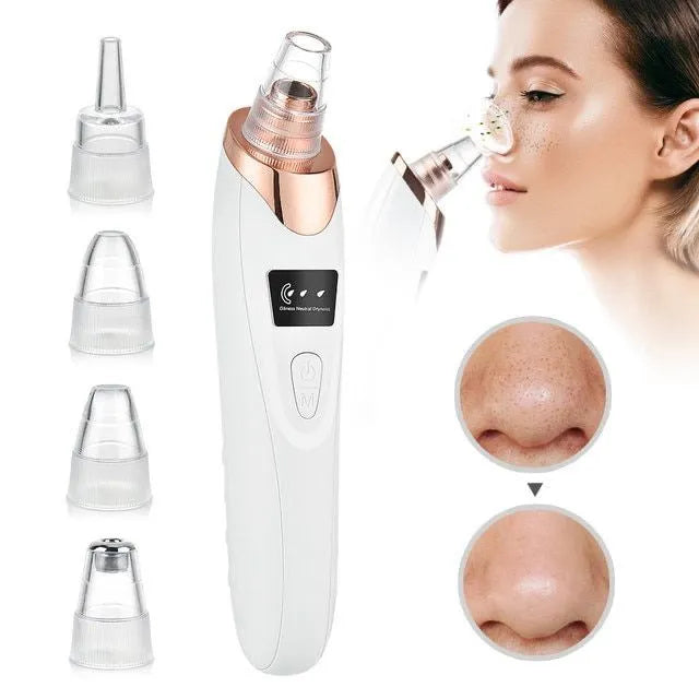 5-in-1 Blackhead remover, blackhead remover machine, derma suction, pimple acne remover.