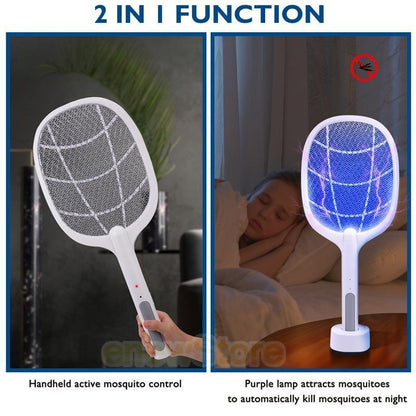 100% imported DAWLINK 2in1 Rechargeable mosquito killer racket 2 in 1 and night lamp Mosqutio